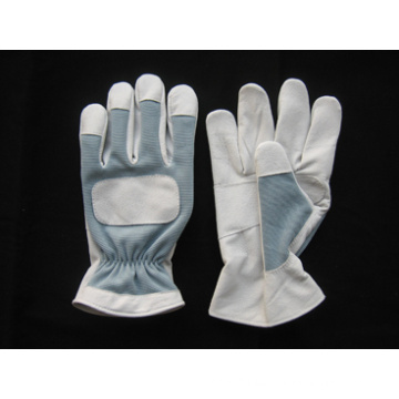 Pig Grain Leather Palm Mechanic Work Glove